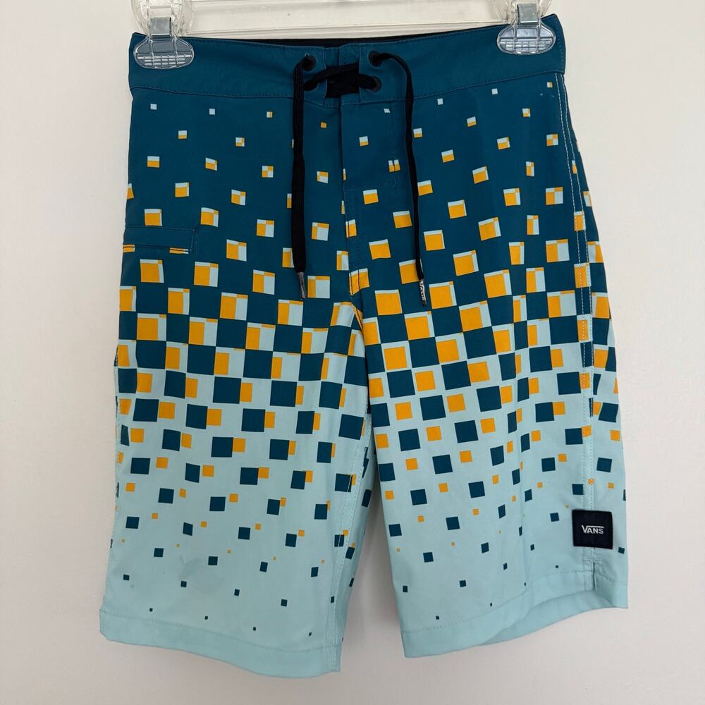 Vans by Checker Fade Boardshorts in a Moroccan Blue Colorway